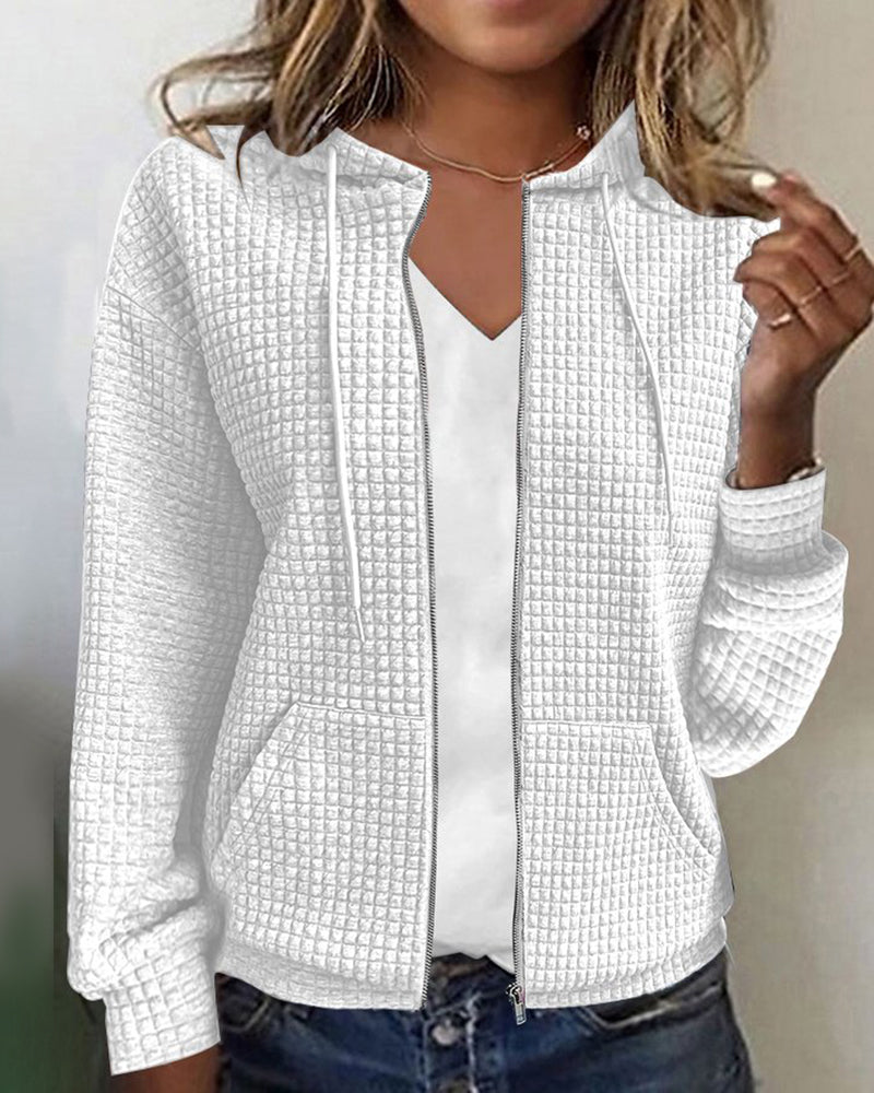 Monique | Relaxed Vest with Pockets and Adjustable Drawstrings