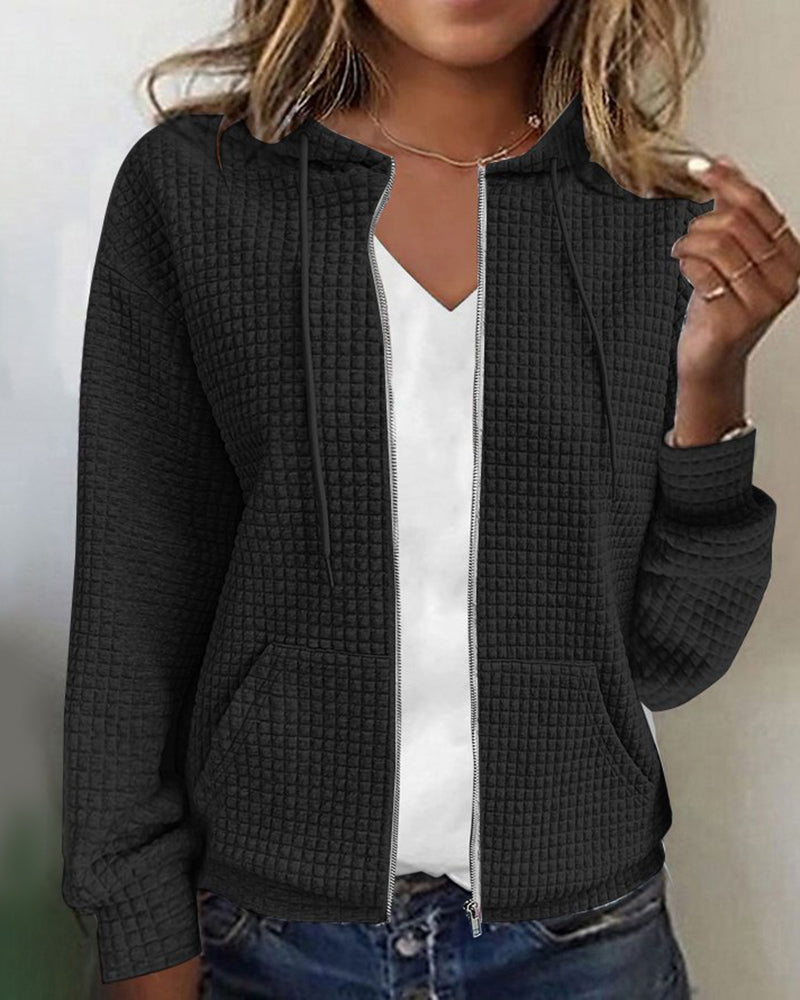 Monique | Relaxed Vest with Pockets and Adjustable Drawstrings