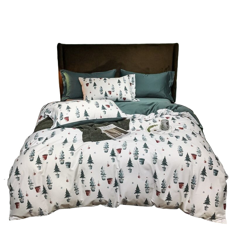 Luxurious Soft Fabric Christmas Elegance Bed Linen Set