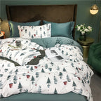 Luxurious Soft Fabric Christmas Elegance Bed Linen Set