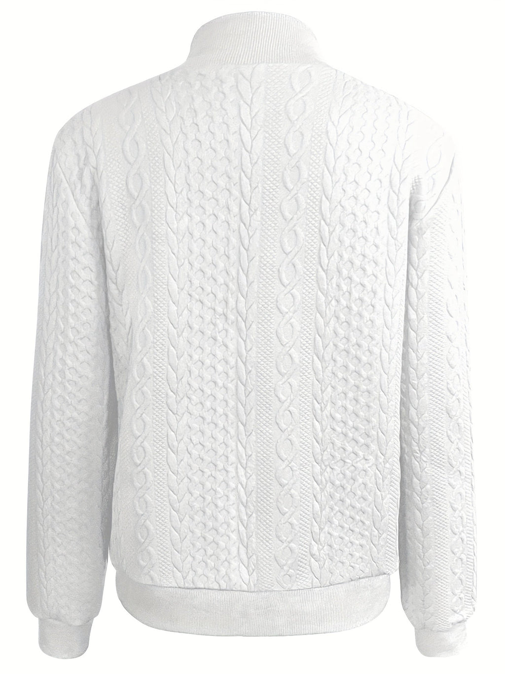 Nina | Textured Casual Bomber Jacket with Zip Closure