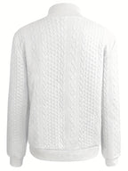 Nina | Textured Casual Bomber Jacket with Zip Closure