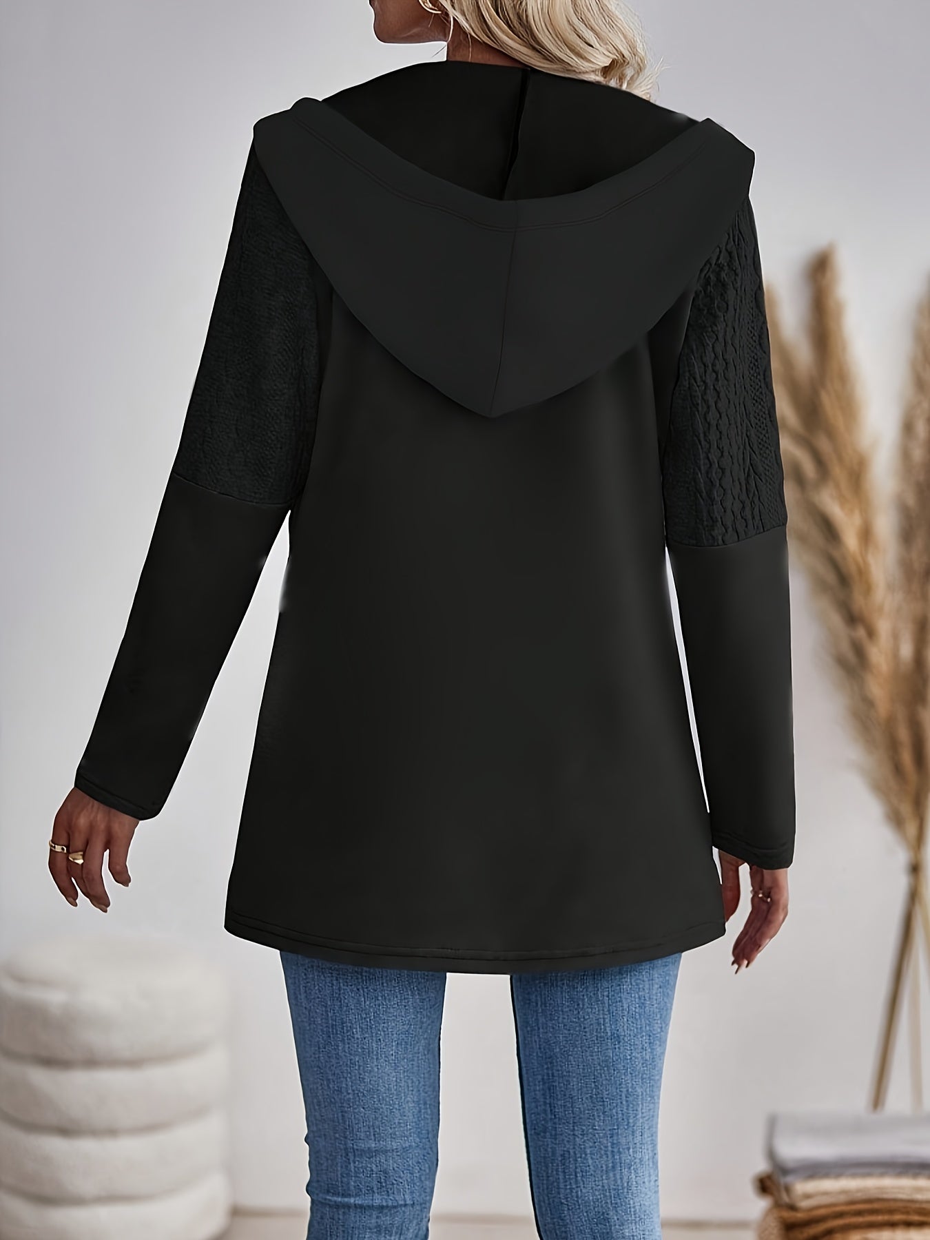 Nina | Relaxed Color Block Hoodie Jacket