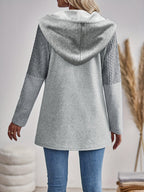 Nina | Relaxed Color Block Hoodie Jacket