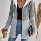 Nina | Relaxed Color Block Hoodie Jacket