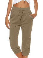 Nina | Cozy 3/4 Length Women's Trousers