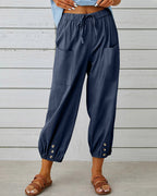 Nina | High-Waisted Loose Fit Trousers