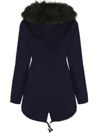 Nina | Cozy Zip-Up Fuzzy Hoodie Parka