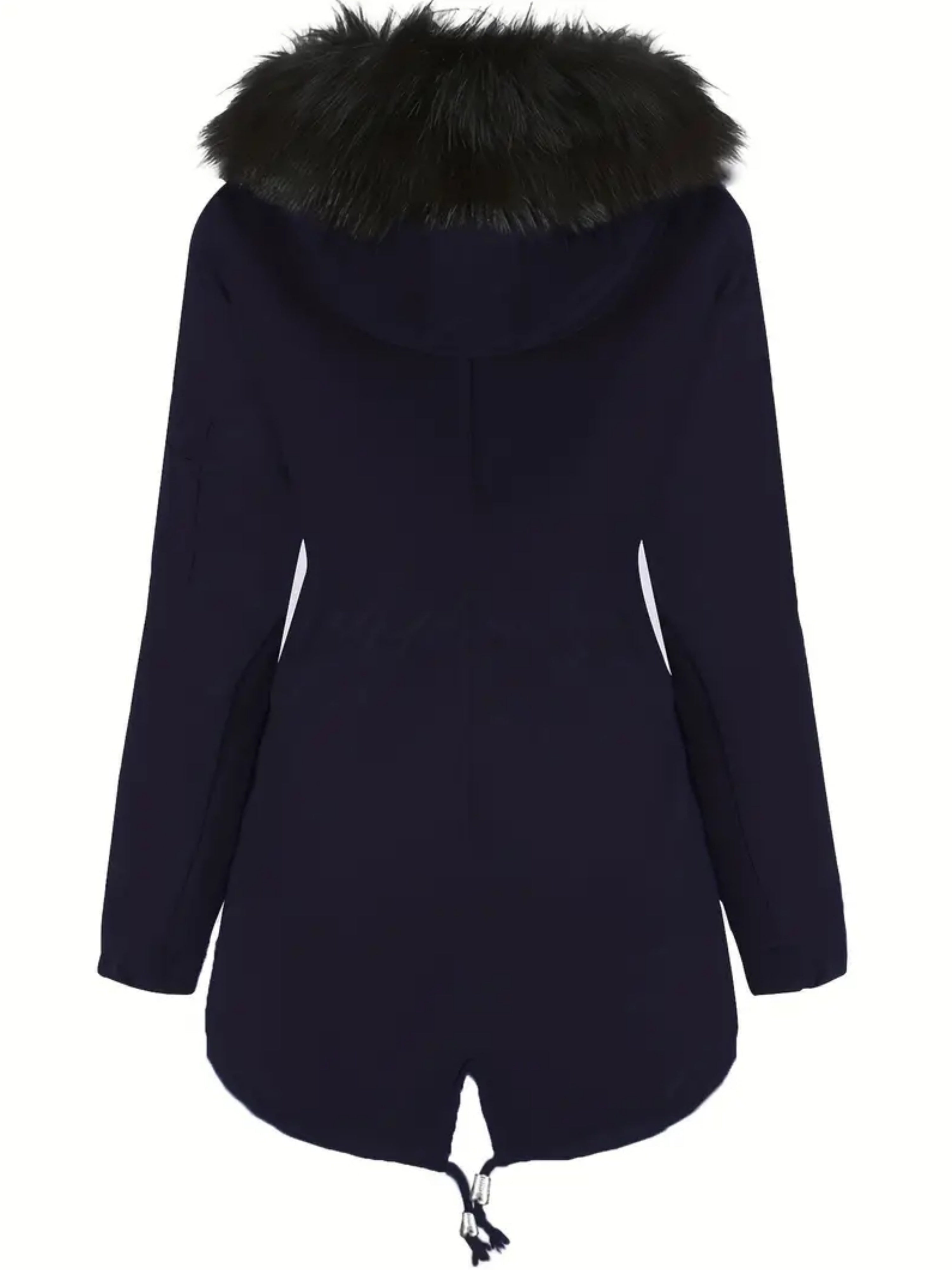 Nina | Cozy Zip-Up Fuzzy Hoodie Parka