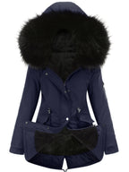 Nina | Cozy Zip-Up Fuzzy Hoodie Parka