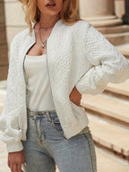 Nina | Quilted Bomber Jacket
