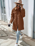 Noa | Solid Color Padded Puffy Jacket
