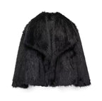 Noa | Cozy Light Beige Faux Fur Jacket