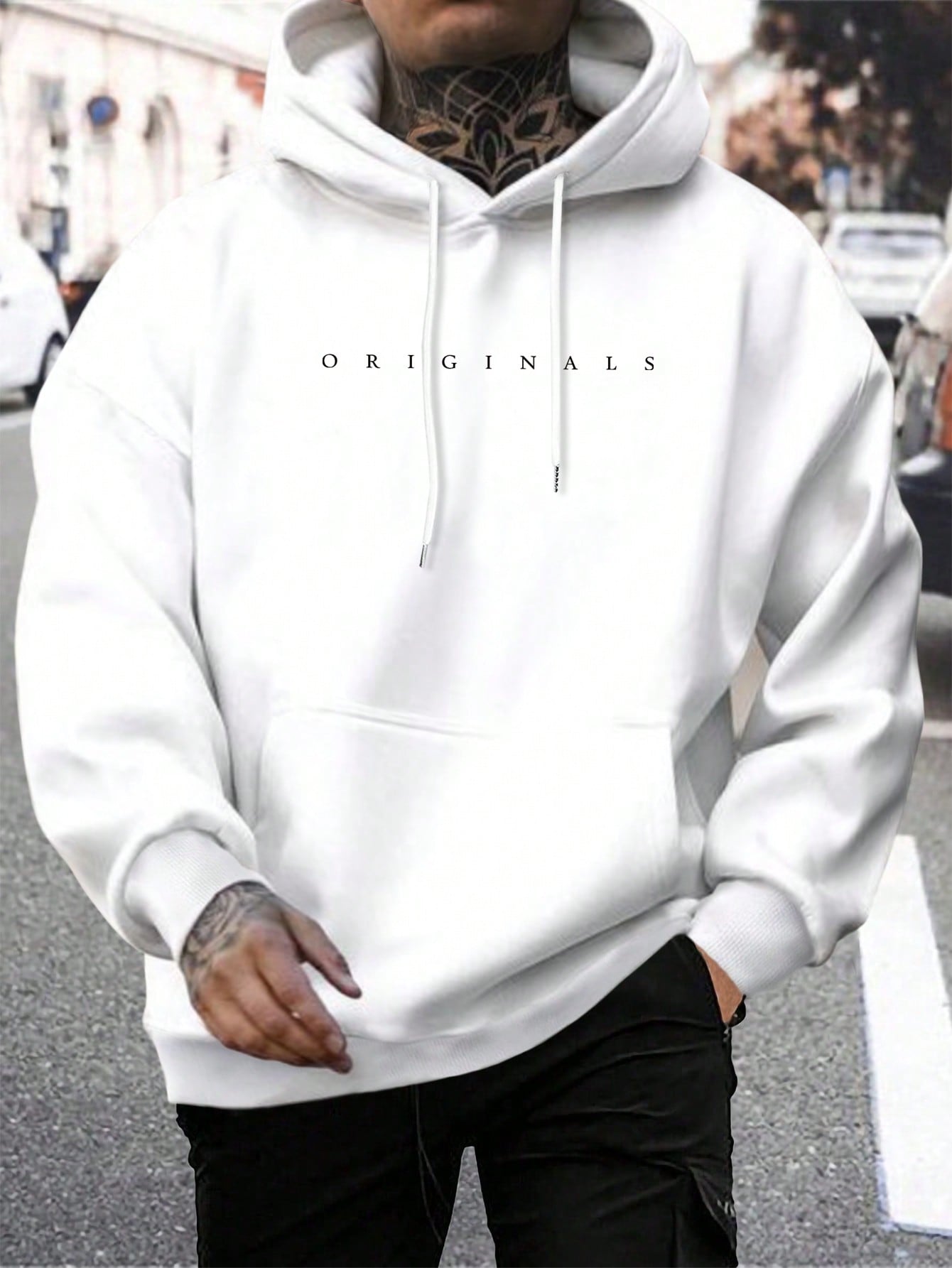Originals | Men's Hoodie Featuring Letter Print