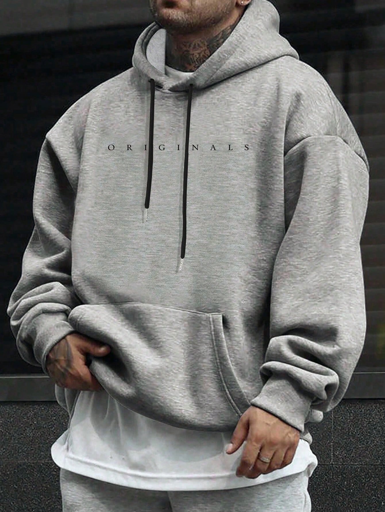 Originals | Men's Hoodie Featuring Letter Print