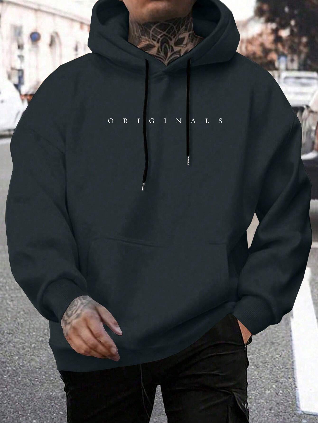 Originals | Men's Hoodie Featuring Letter Print