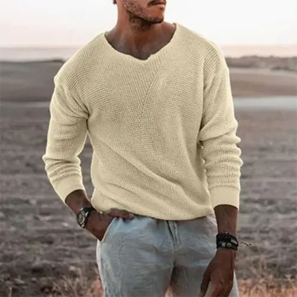 Sigfried | Men's Cozy Knit Long Sleeve Sweater