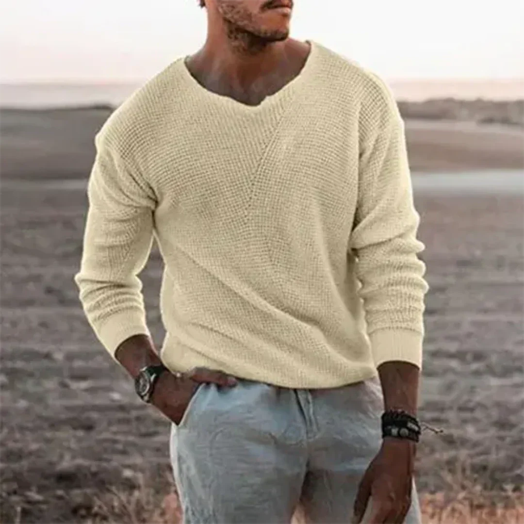 Sigfried | Men's Cozy Knit Long Sleeve Sweater