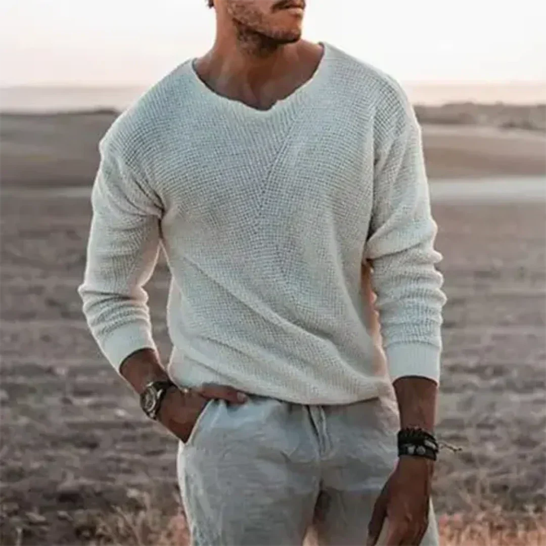 Sigfried | Men's Cozy Knit Long Sleeve Sweater
