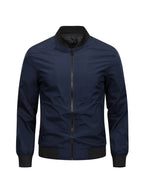 Pim | Classic Bomber Jacket with Pockets and Baseball Collar