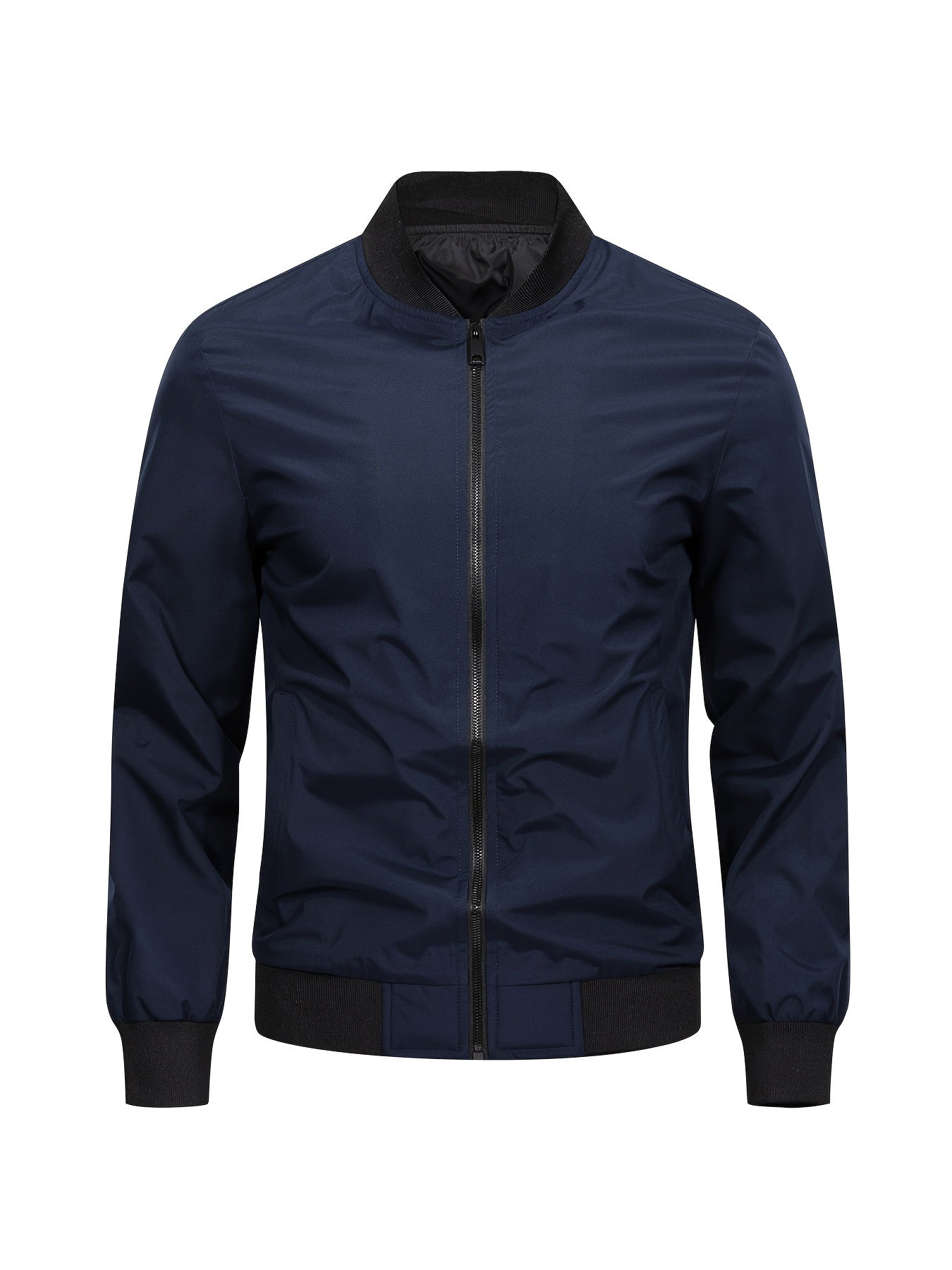 Pim | Classic Bomber Jacket with Pockets and Baseball Collar