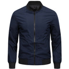Pim | Classic Bomber Jacket with Pockets and Baseball Collar