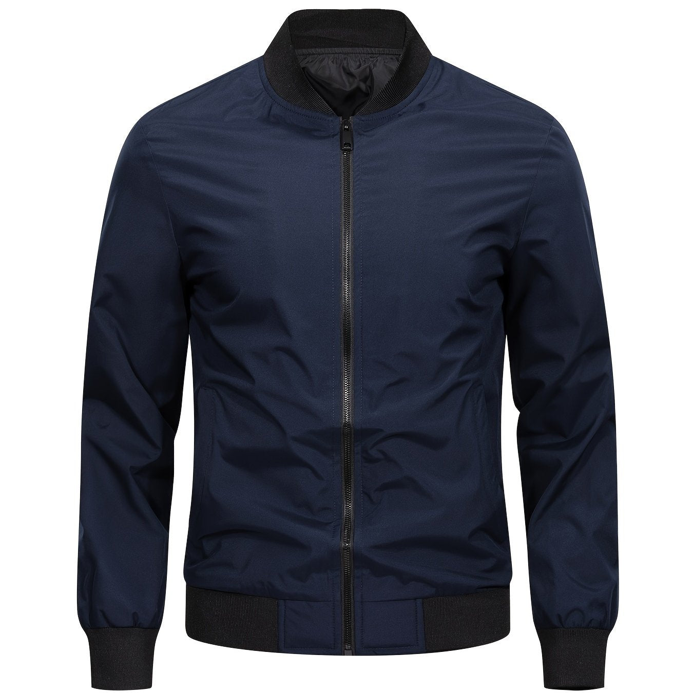 Pim | Classic Bomber Jacket with Pockets and Baseball Collar