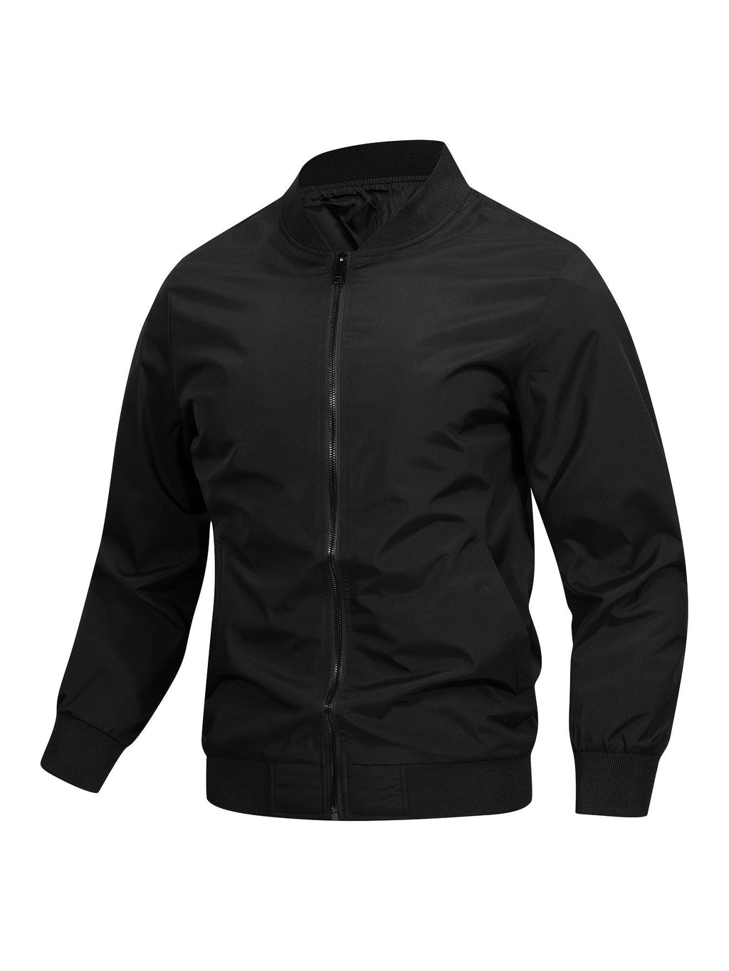 Pim | Classic Bomber Jacket with Pockets and Baseball Collar