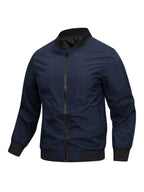 Pim | Classic Bomber Jacket with Pockets and Baseball Collar