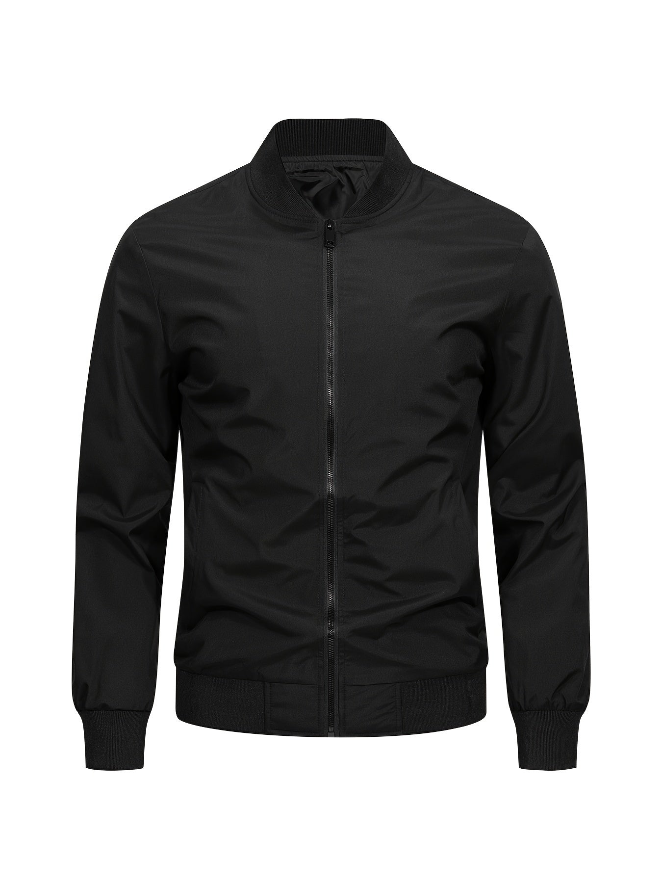 Pim | Classic Bomber Jacket with Pockets and Baseball Collar