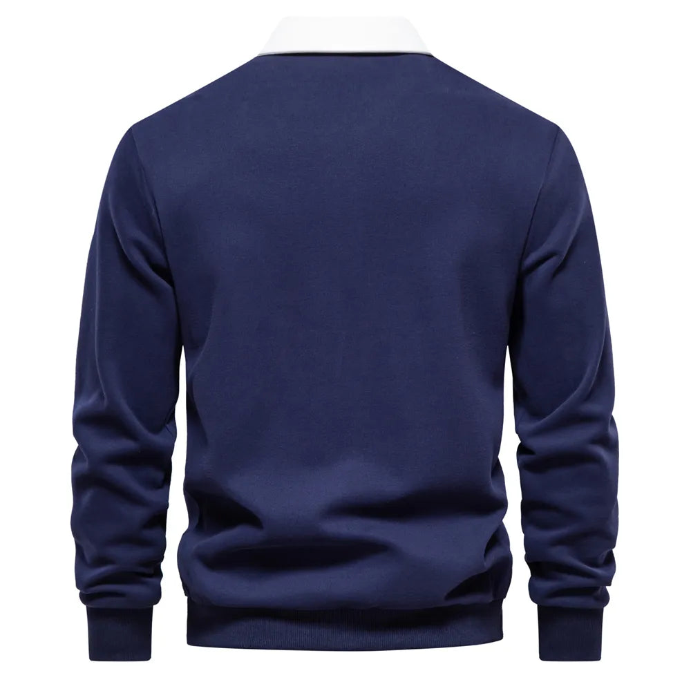 Long Sleeve Polo Sweater