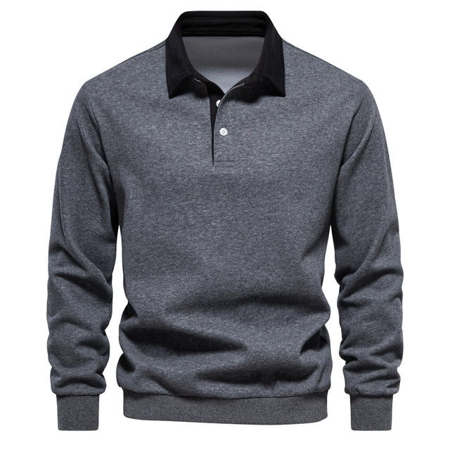Long Sleeve Polo Sweater