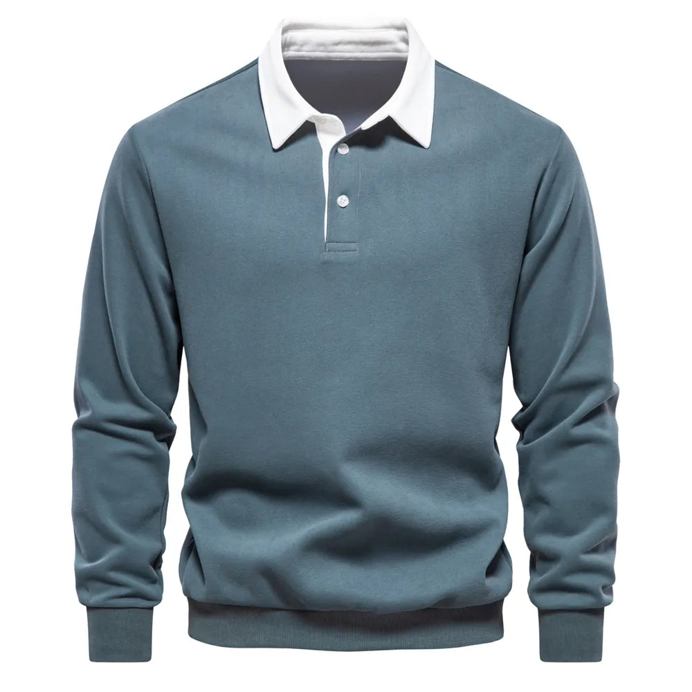 Long Sleeve Polo Sweater
