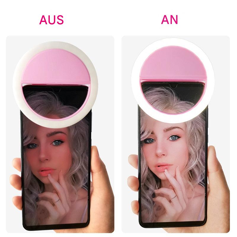 GlowSnap - Compact Selfie Ring Light