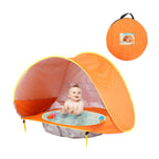 SunShell Kids' Tent with UV Protection and Mini Pool
