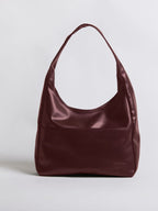 Simple Vegan Hobo Shoulder Bag - Empty Design