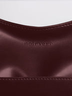 Simple Vegan Hobo Shoulder Bag - Empty Design
