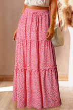 Leopard Print Maxi Skirt