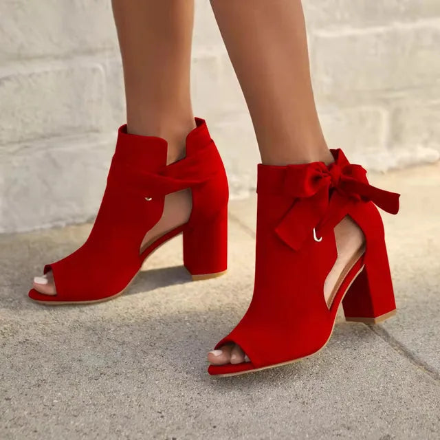 Lize - Stylish Tie-Up Ankle Boots with a Vesper Aesthetic