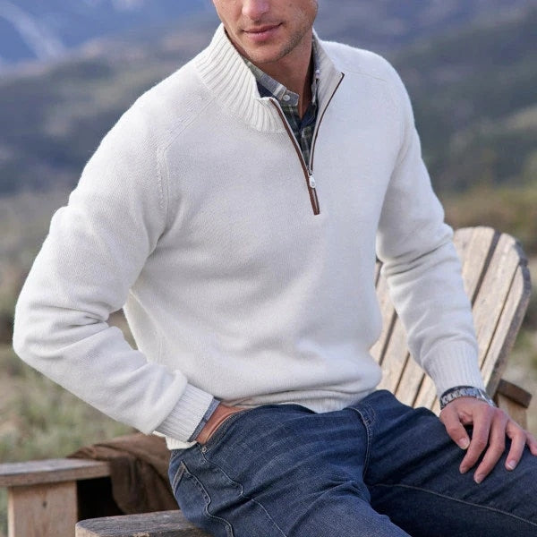 Ruud | Men's Cashmere Turtleneck Sweater in Warm Tone