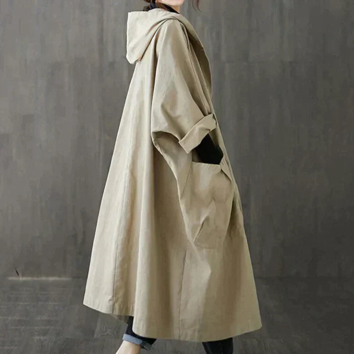 Alina Oversized Trench Coat for Ultimate Comfort