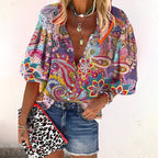 Ayla - Boho Chic Floral Top