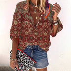 Ayla - Boho Chic Floral Top