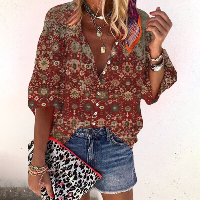 Ayla - Boho Chic Floral Top