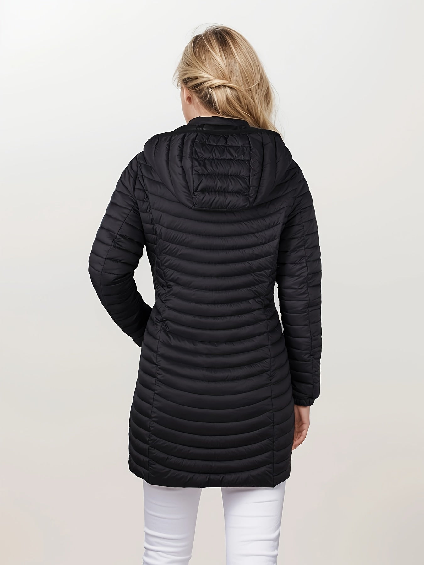 Sara | Hooded Quilted Jacket with Zip Front for Casual Wear