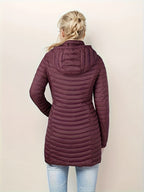 Sara | Hooded Quilted Jacket with Zip Front for Casual Wear