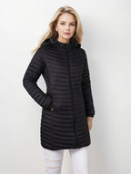 Sara | Hooded Quilted Jacket with Zip Front for Casual Wear