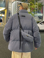 Sara | Corduroy Winter Coat with Matching Shoulder Bag