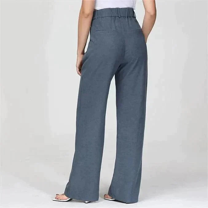 Saskia | High-Waisted Wide-Leg Pants