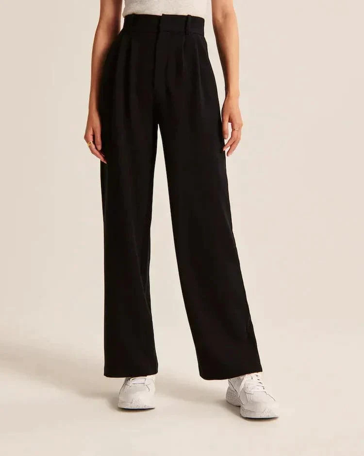 Saskia | High-Waisted Wide-Leg Pants